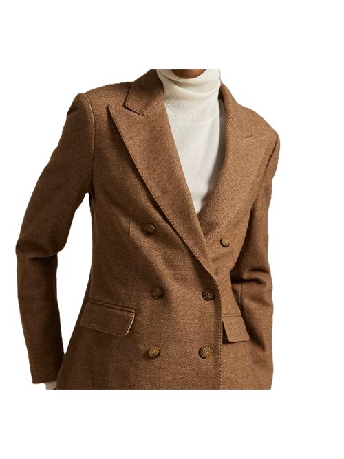 Double-Breasted Herringbone Blazer Polo Ralph Lauren Polo Ralph Lauren | 211973828001TAN HERRINGBONE